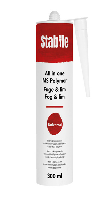 MS fuge all in one hvit 300 ml - Stabile